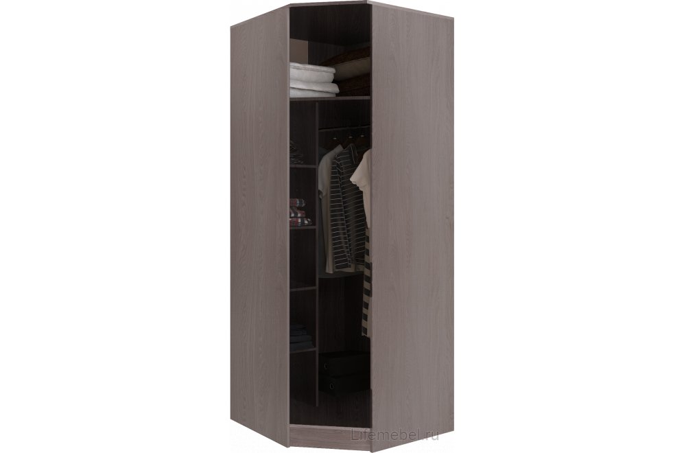 Шкаф угловой Фиеста ясень темный / ясень светлый