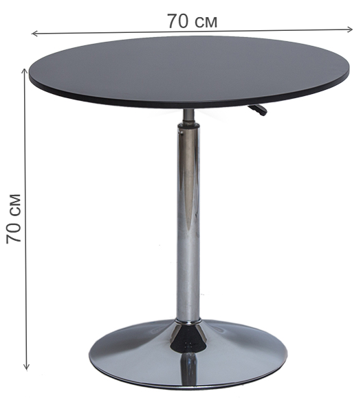 Барный стол SN-10 black / chrome