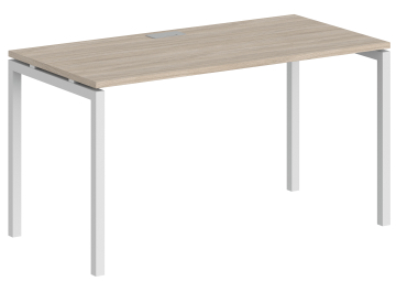 Компьютерный стол SG.204 дуб светлый / белый