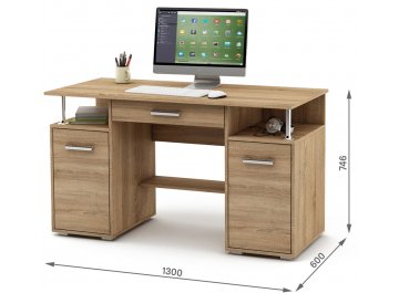 Компьютерный стол Амбер-5Я