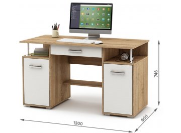 Компьютерный стол Амбер-5Я