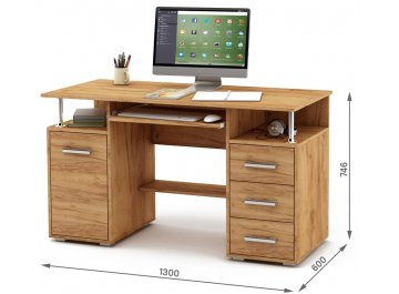 Компьютерный стол Амбер-6К