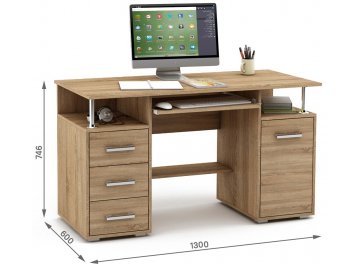 Компьютерный стол Амбер-7К