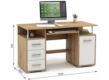 Компьютерный стол Амбер-7К