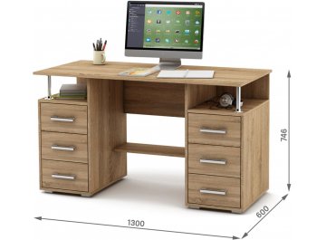 Компьютерный стол Амбер-8