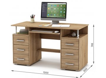 Компьютерный стол Амбер-8К