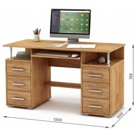 Компьютерный стол Амбер-8К