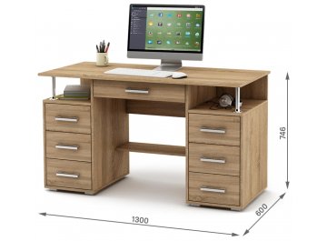 Компьютерный стол Амбер-8Я