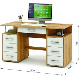 Компьютерный стол Амбер-8Я