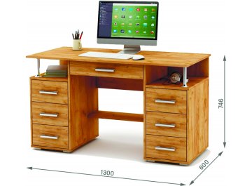 Компьютерный стол Амбер-8Я