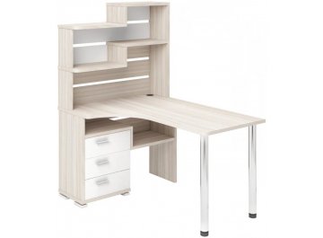 Компьютерный стол Домино СР-132-150 НБЕ-левый карамель / белый