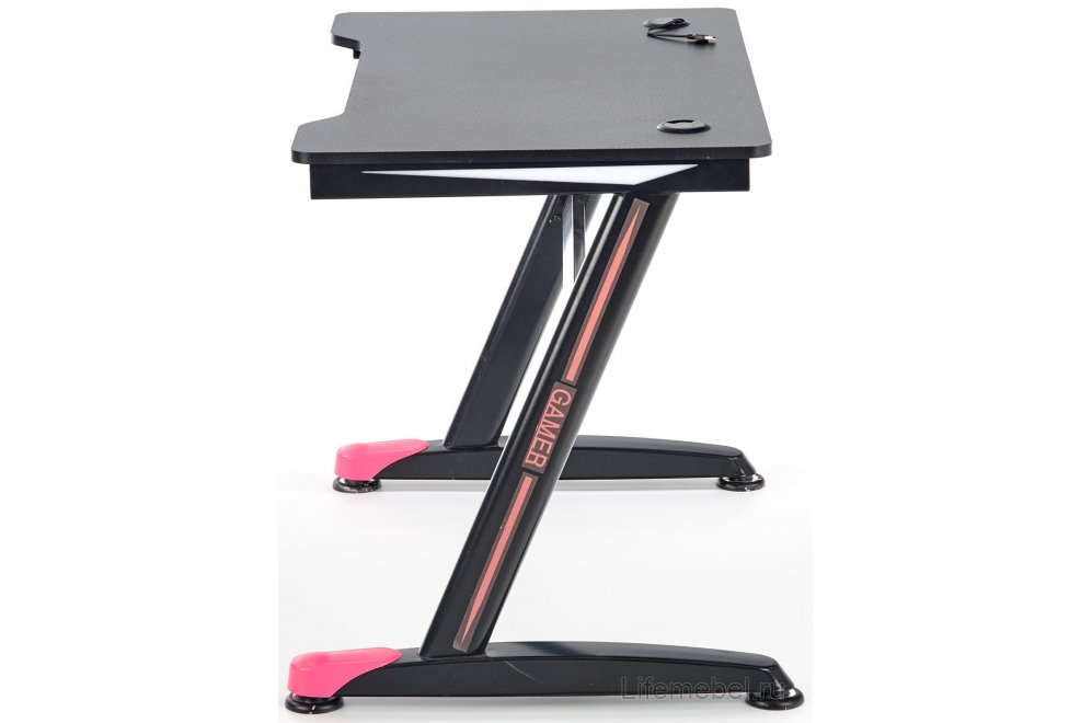 Компьютерный стол Duncan черно-красный