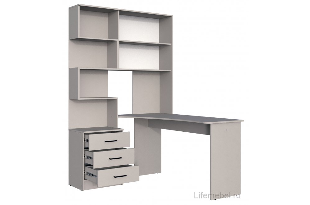 Компьютерный стол Эльброни правый кашемир