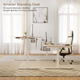 Компьютерный стол Eureka ERK-EDI-FS-MW