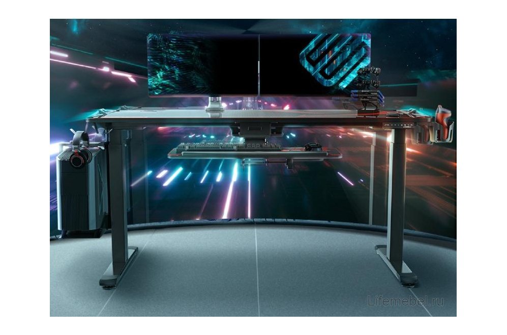 Компьютерный стол Eureka ERK-EGD-S62B