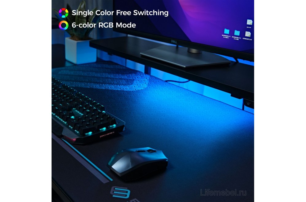 Компьютерный стол Eureka U-71 черный