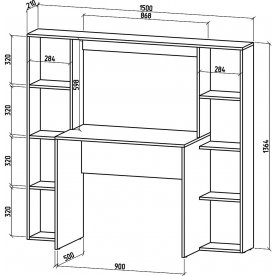 Компьютерный стол Нокс-7