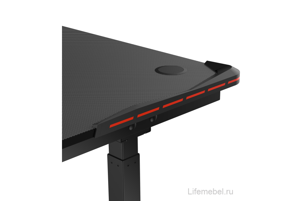 Компьютерный стол FoxGear FG-IE-47B с электроприводом и RGB-подсветкой