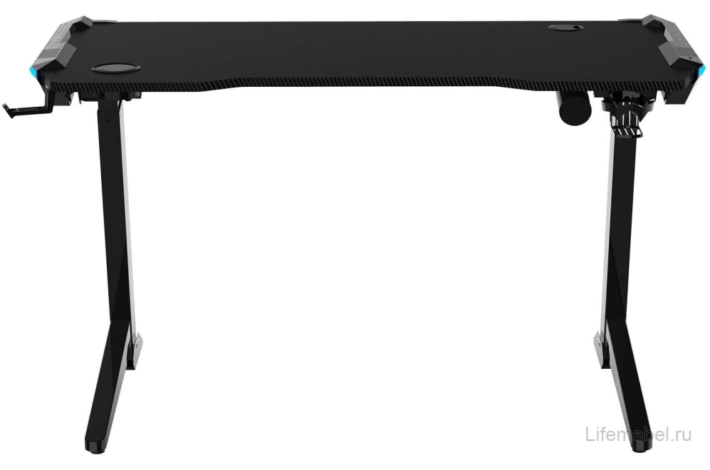 Компьютерный стол FoxGear FG-ZE-49B с электроприводом и RGB-подсветкой