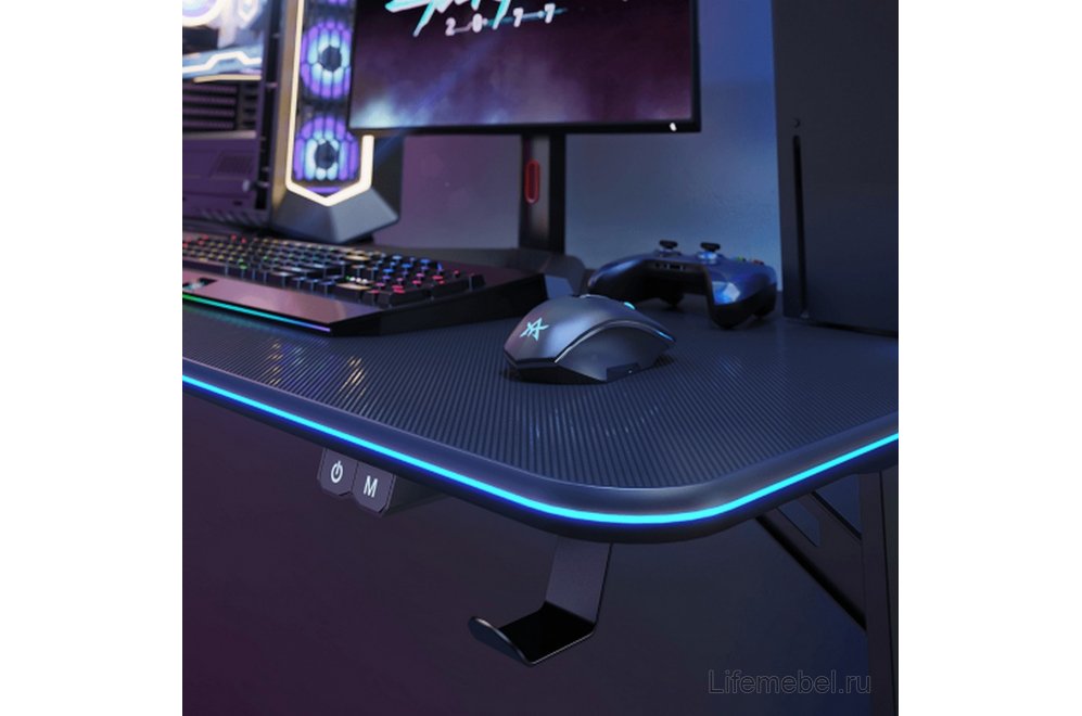 Компьютерный стол Foxgear Fidel черный