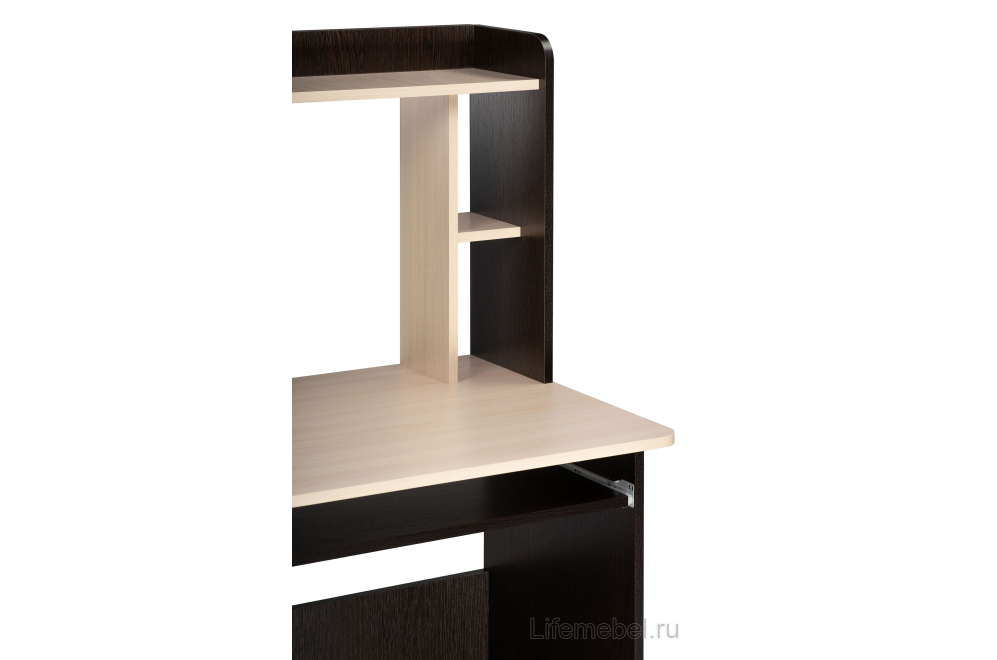 Компьютерный стол Грета-1 венге / дуб молочный