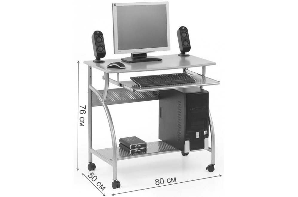 Компьютерный стол B-6 ольха