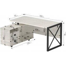 Компьютерный стол Хардвиг СР01