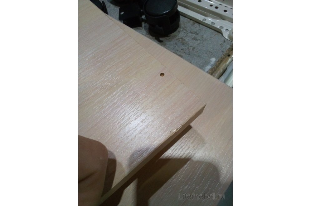 Компьютерный стол Джаз-27 дуб молочный - Уцененный экземпляр