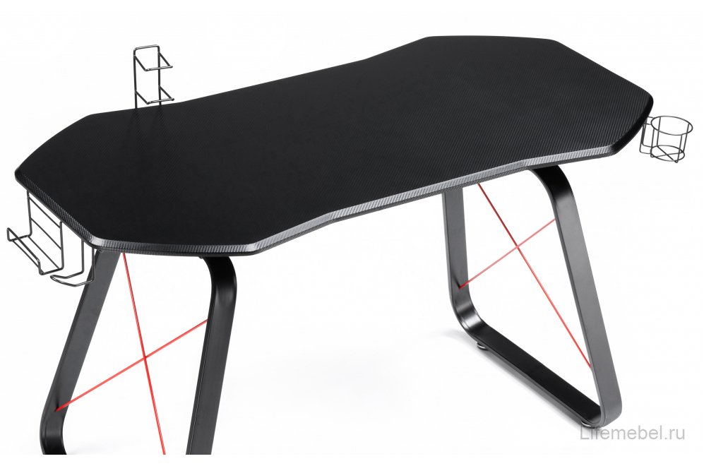 Компьютерный стол Koni black / red