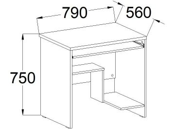 Компьютерный стол КС 15.01.4