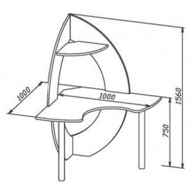 Компьютерный стол КСТ-101
