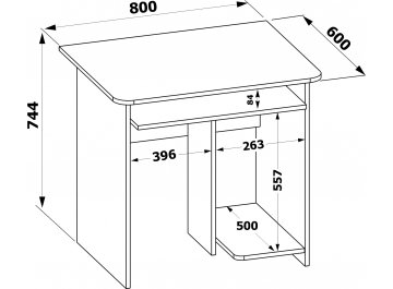 Компьютерный стол КСТ-21.1