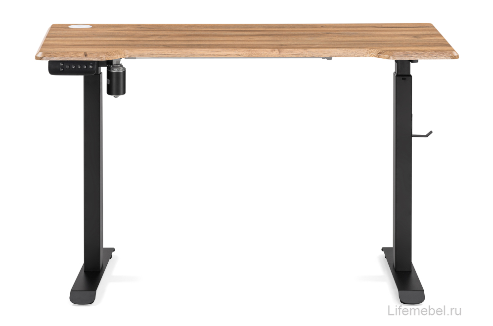 Компьютерный стол Маркос с механизмом подъема 120х75х75 дуб вотан / черный