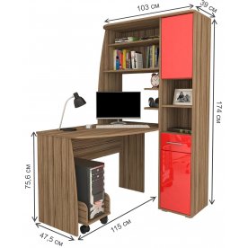 Компьютерный стол Мебелеф-17