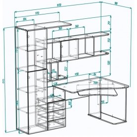 Компьютерный стол Мебелеф-31