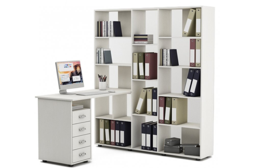 Компьютерный стол Оксфорд-4 белый