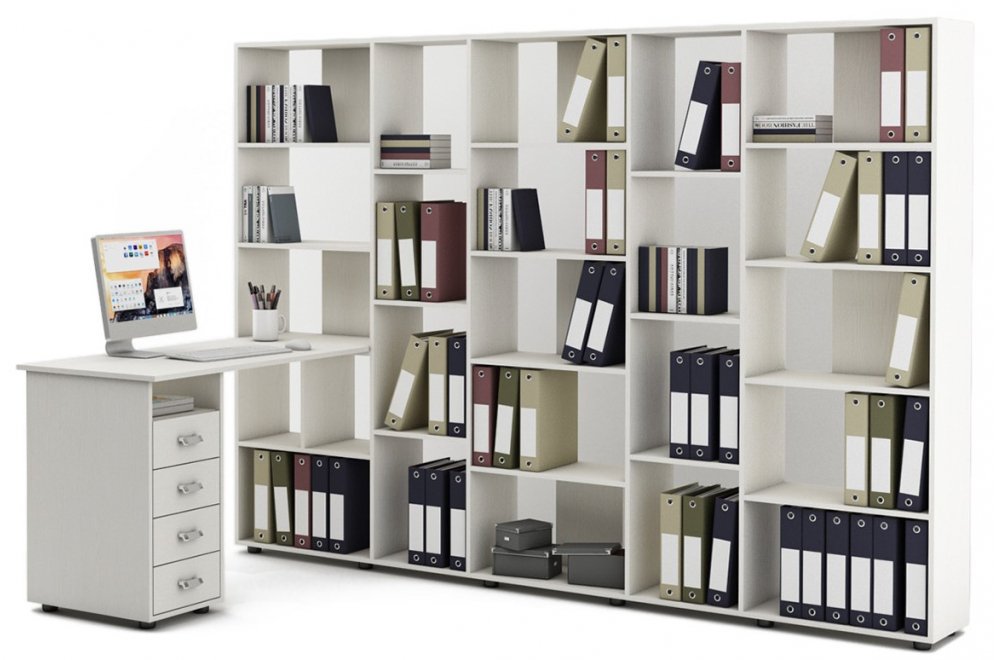 Компьютерный стол Оксфорд-7 белый