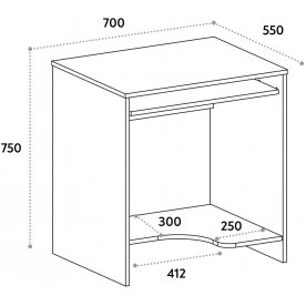 Компьютерный стол С-233