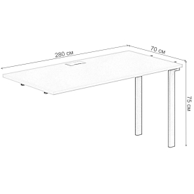 Приставка для письменного стола SG.265