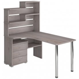 Компьютерный стол СР-132-160 левый с надстройкой