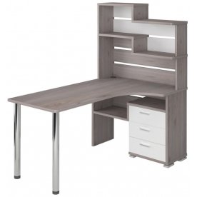 Компьютерный стол СР-132-160 правый с надстройкой