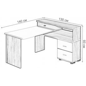 Компьютерный стол Жаспера-620/140