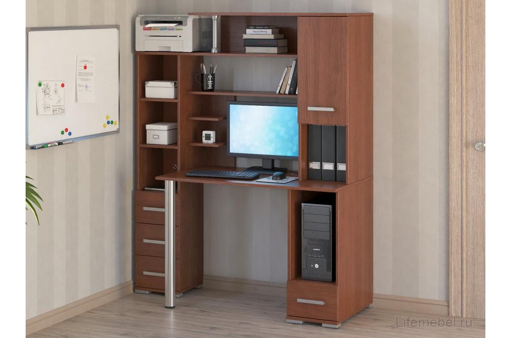 Компьютерный стол Вента-10 вишня