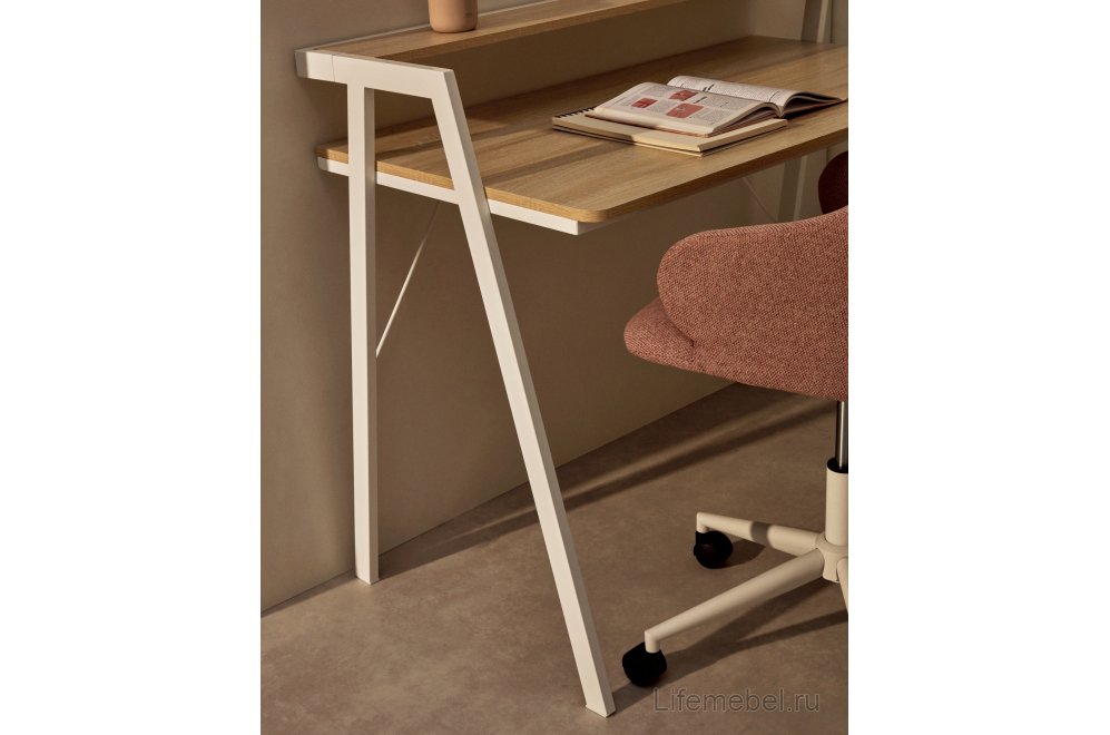 Письменный стол Aarhus серый дуб / белый