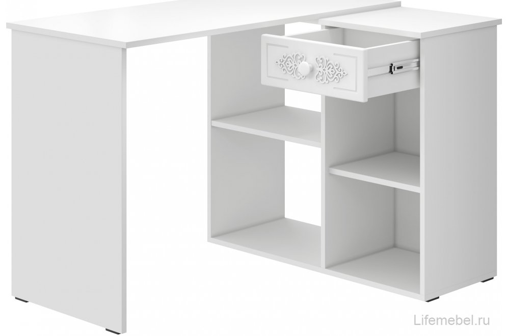 Письменный стол Ассоль АС-67 белое дерево