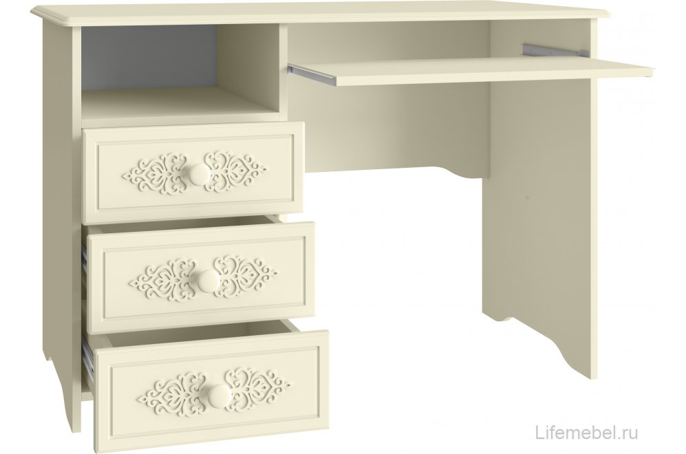 Письменный стол Ассоль плюс АС-241К ваниль