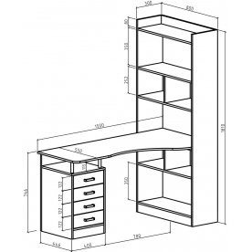 Письменный стол Атлант-18