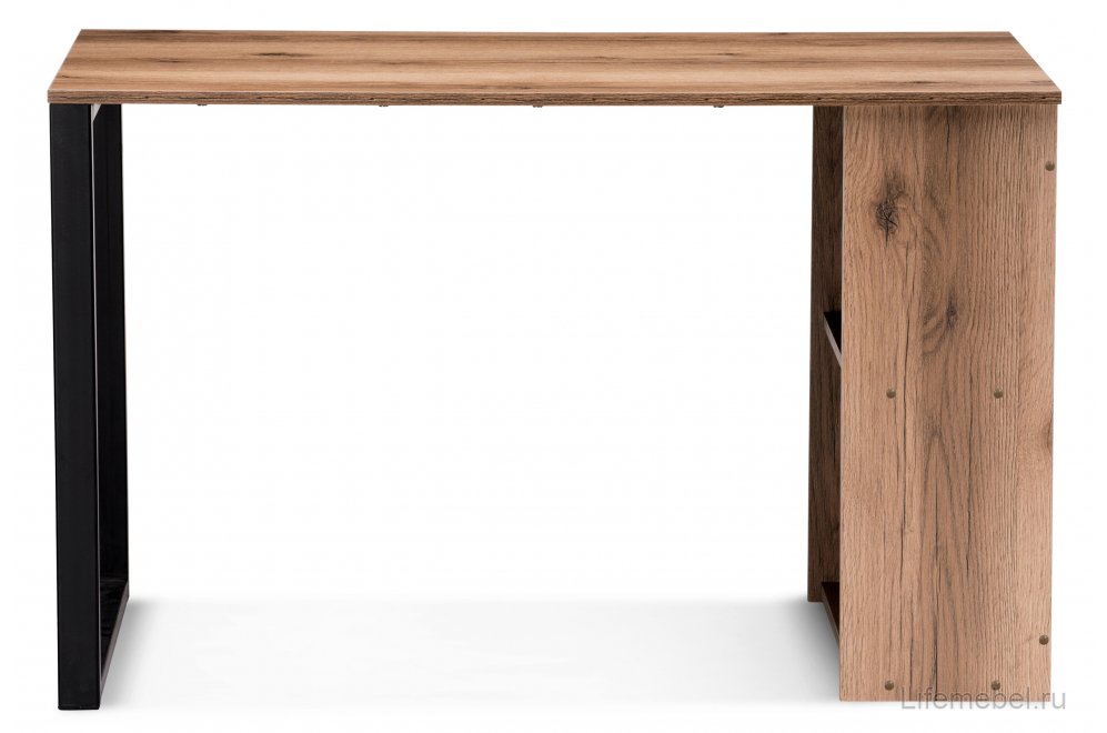 Письменный стол Битти Лофт 116х60х75 дуб делано темный / черный матовый