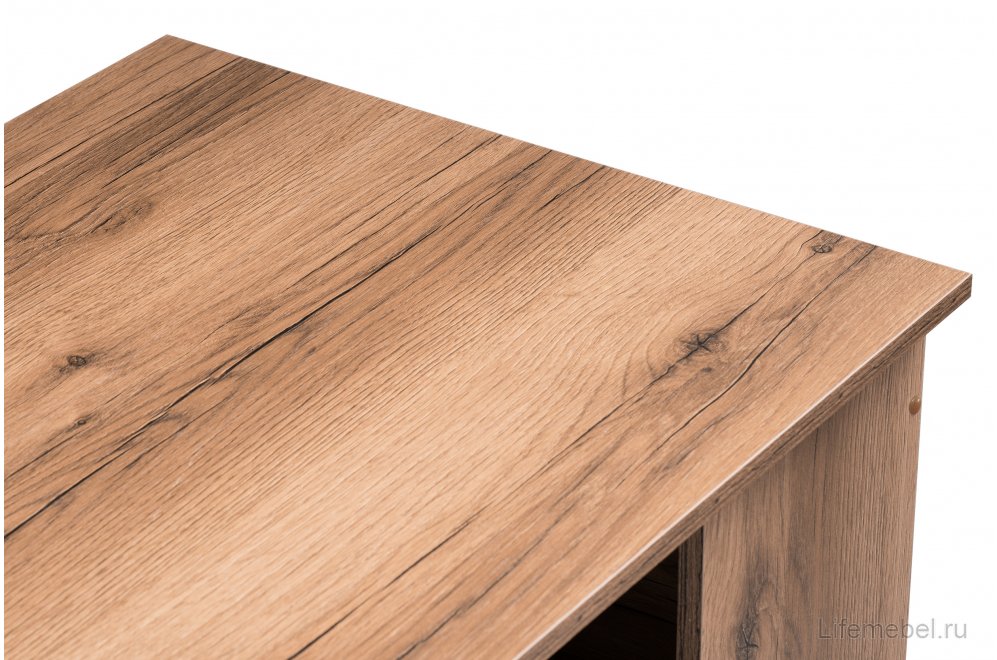 Письменный стол Битти Лофт 116х60х75 дуб делано темный / черный матовый