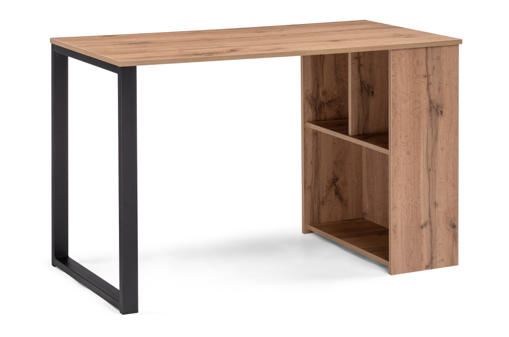 Письменный стол Битти Лофт 116х60х75 дуб вотан / черный матовый